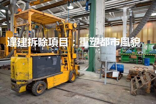 違建拆除項目：重塑都市風貌，共建和諧家園